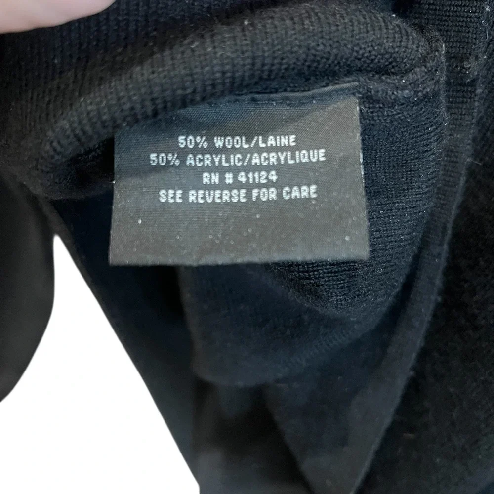 Vintage‎ 80's Demetre 1/4 Zip Retro Ski Sweater Wool Blend Base Layer Large